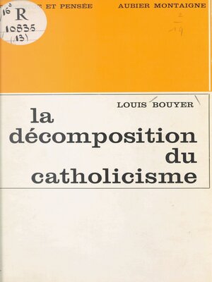 cover image of La décomposition du catholicisme